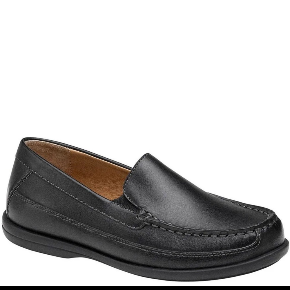 NEW! Johnston & Murphy Boy’s Locklin Leather Venetian Loafers Size 4